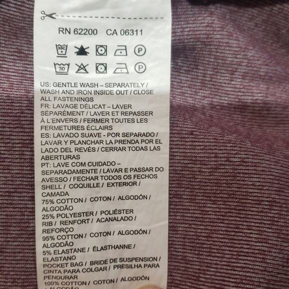 Puma Velour Track Jacket Women M Burgundy Full Zip Long Sleeve Pockets Cozy - Picture 7 of 8